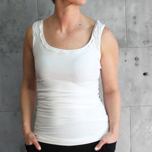 white bamboo angelrox wifey with black suger kick pant