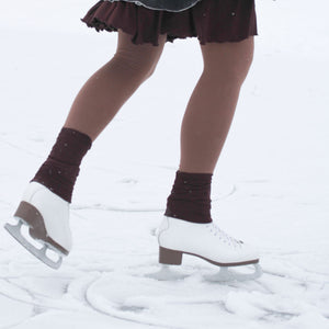 stockings in wine bamboo + cedar base legging