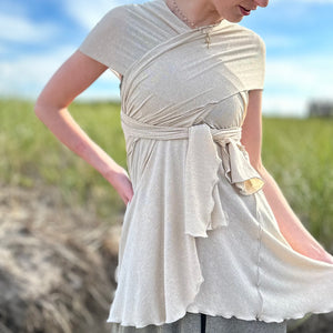 heaven shimmer girly wrap over gold shimmer farmer