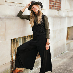 farmer jumpsuit in black