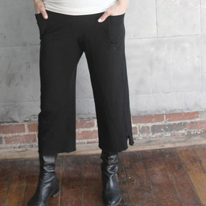 kick pant in black bamboo