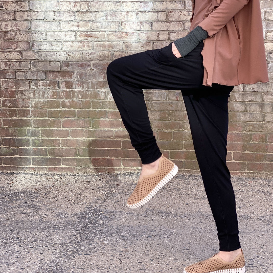 black terry jogger sweatpant