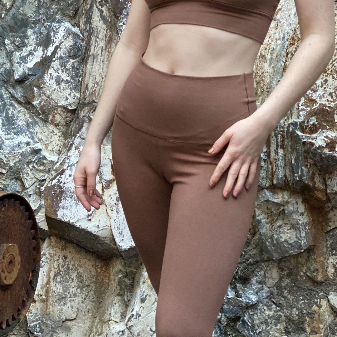 cedar bamboo base comfort legging and our matching base bra