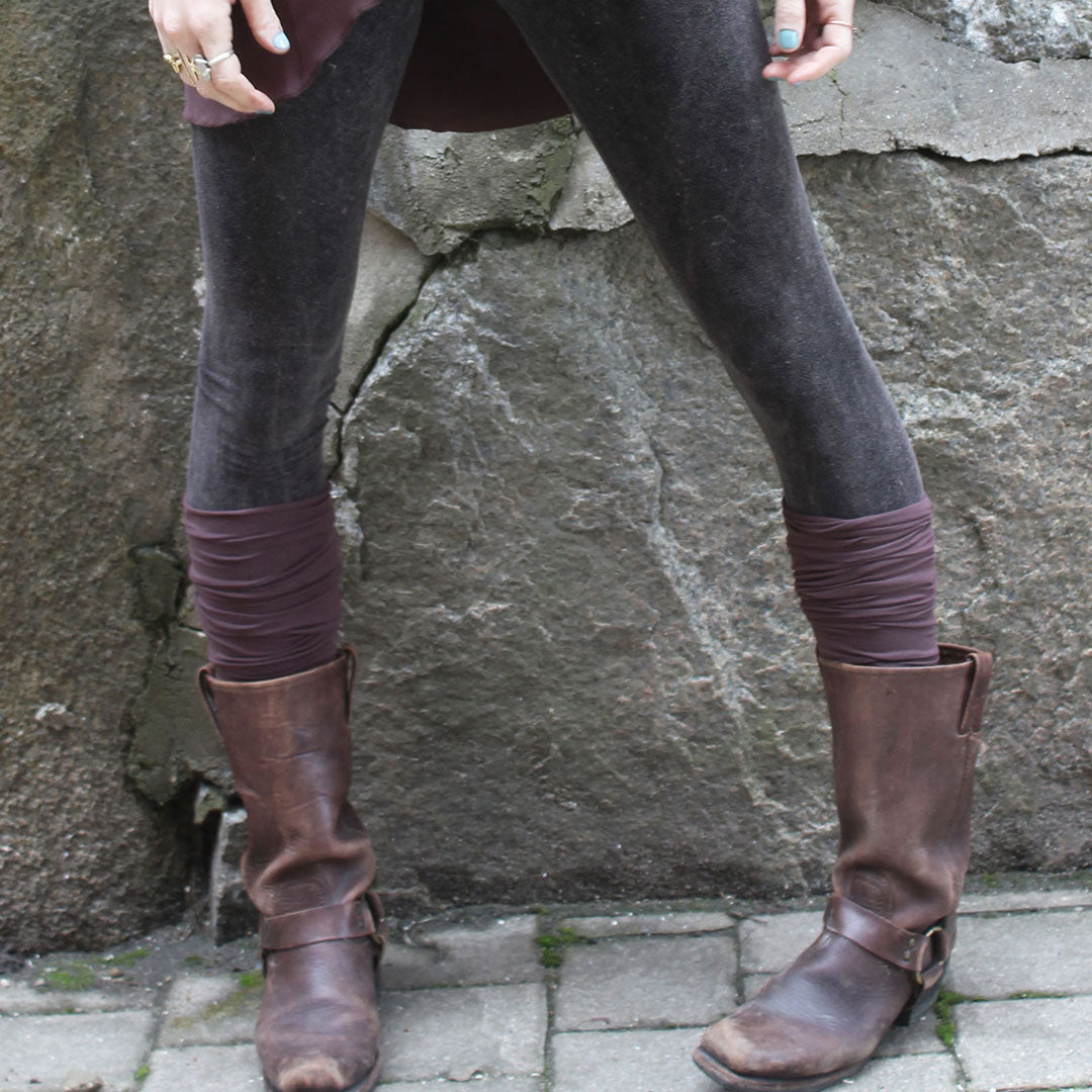 mineral base comfort legging with our lush stockings