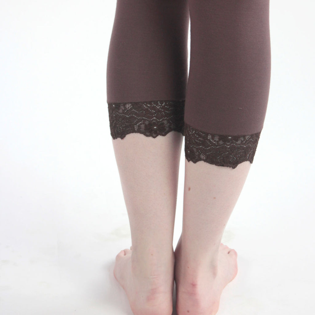 suger® lace capri base in cacao