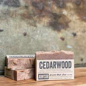 good soap in the scent cedarwood