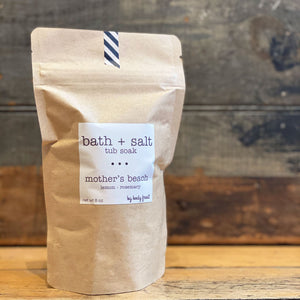 mother's beach bath + salt tub soak