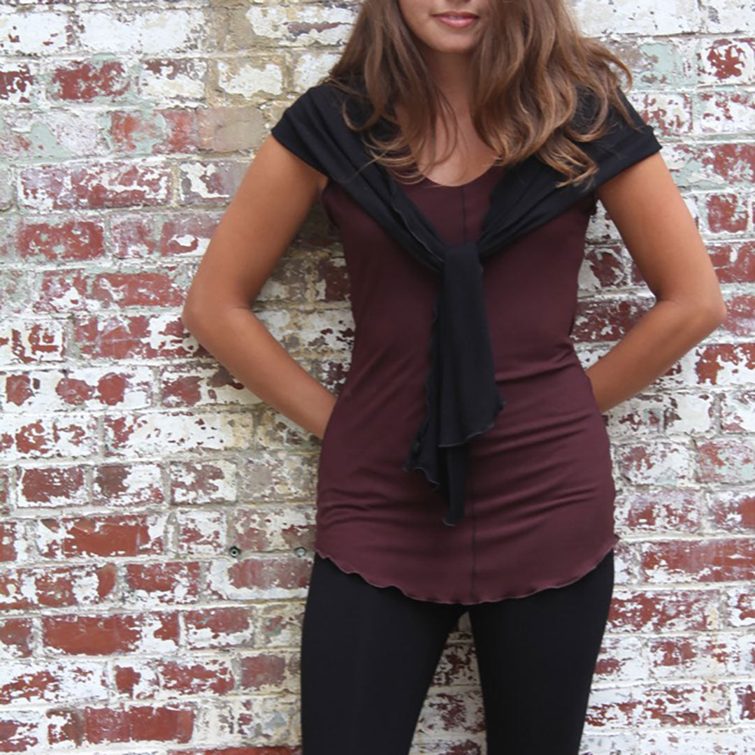 black bamboo shrug