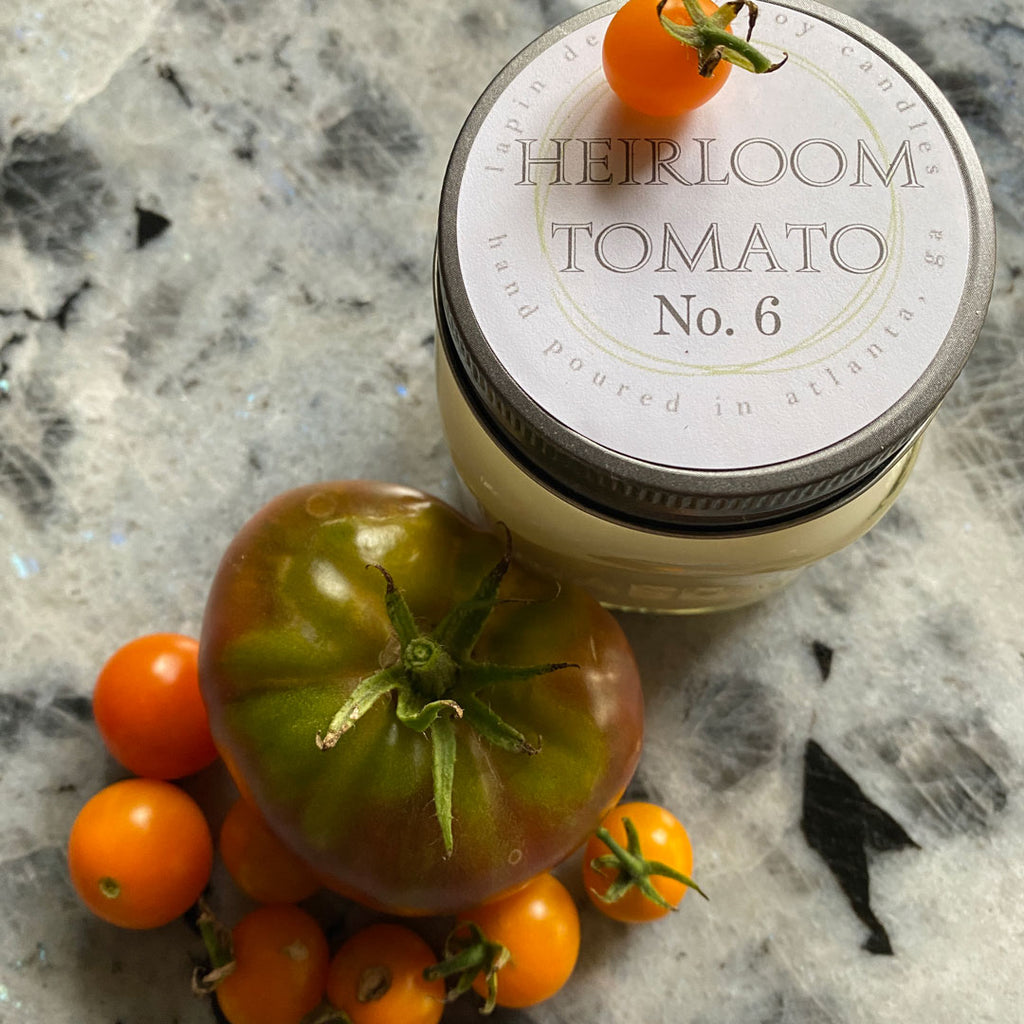 heirloom tomato lapin soy candle