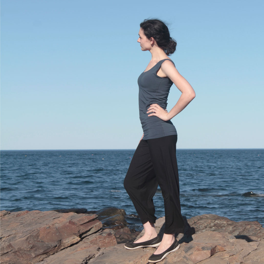 breathe easy in the bamboo core tank + bloom pant