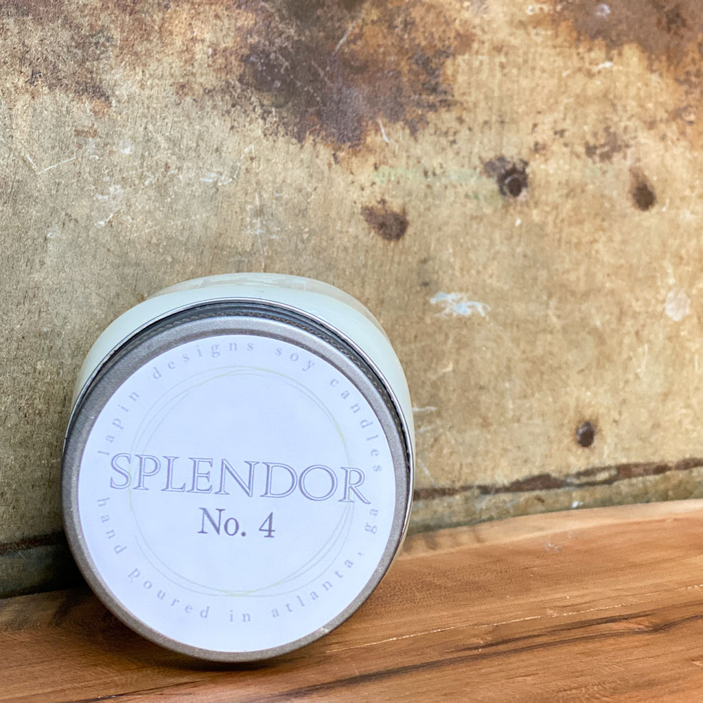 lapin soy candle in splendor