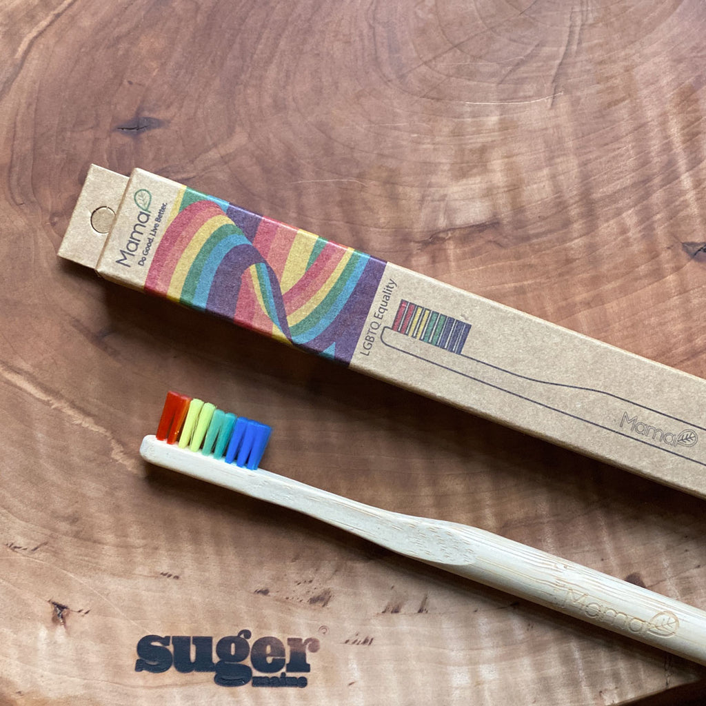 LGBTQ equality bamboo toothbrush