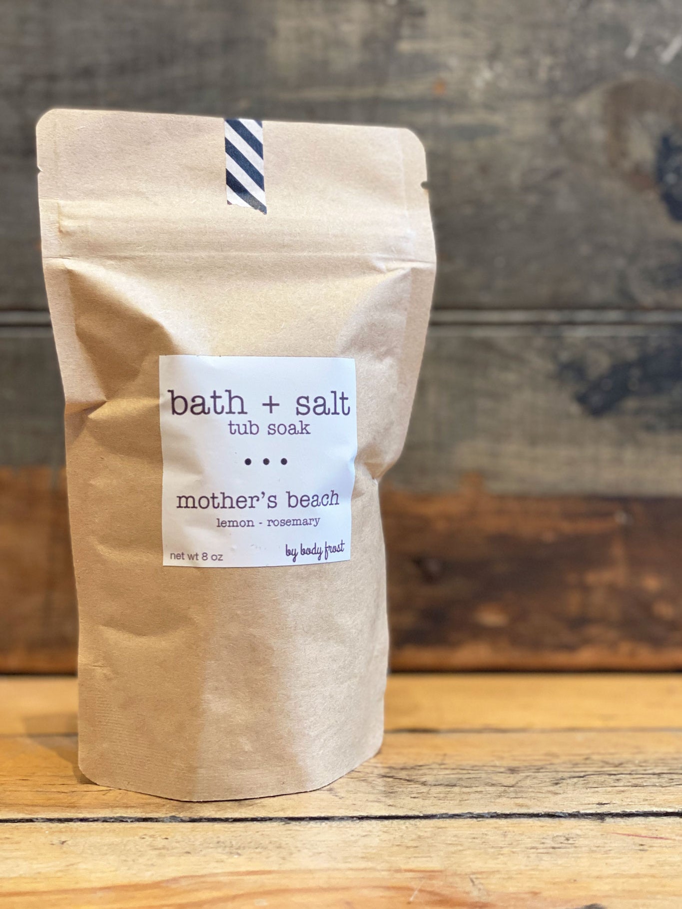 mother's beach bath + salt tub soak