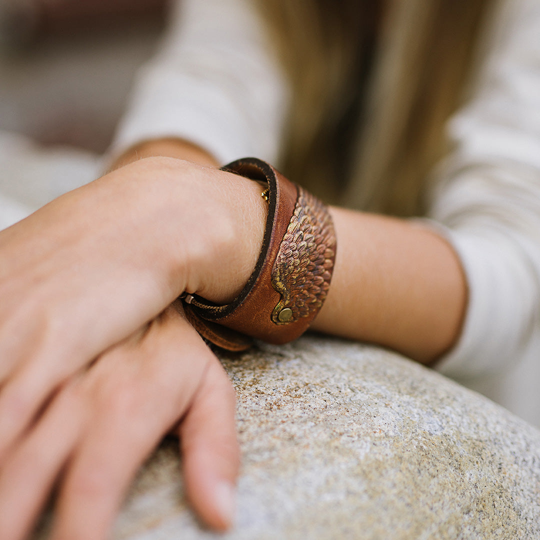 Angel Wing Cuff Bracelet Angel Wings Women's Biker Cuff Bangle