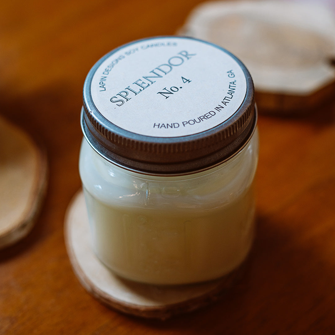 lapin soy candle in splendor