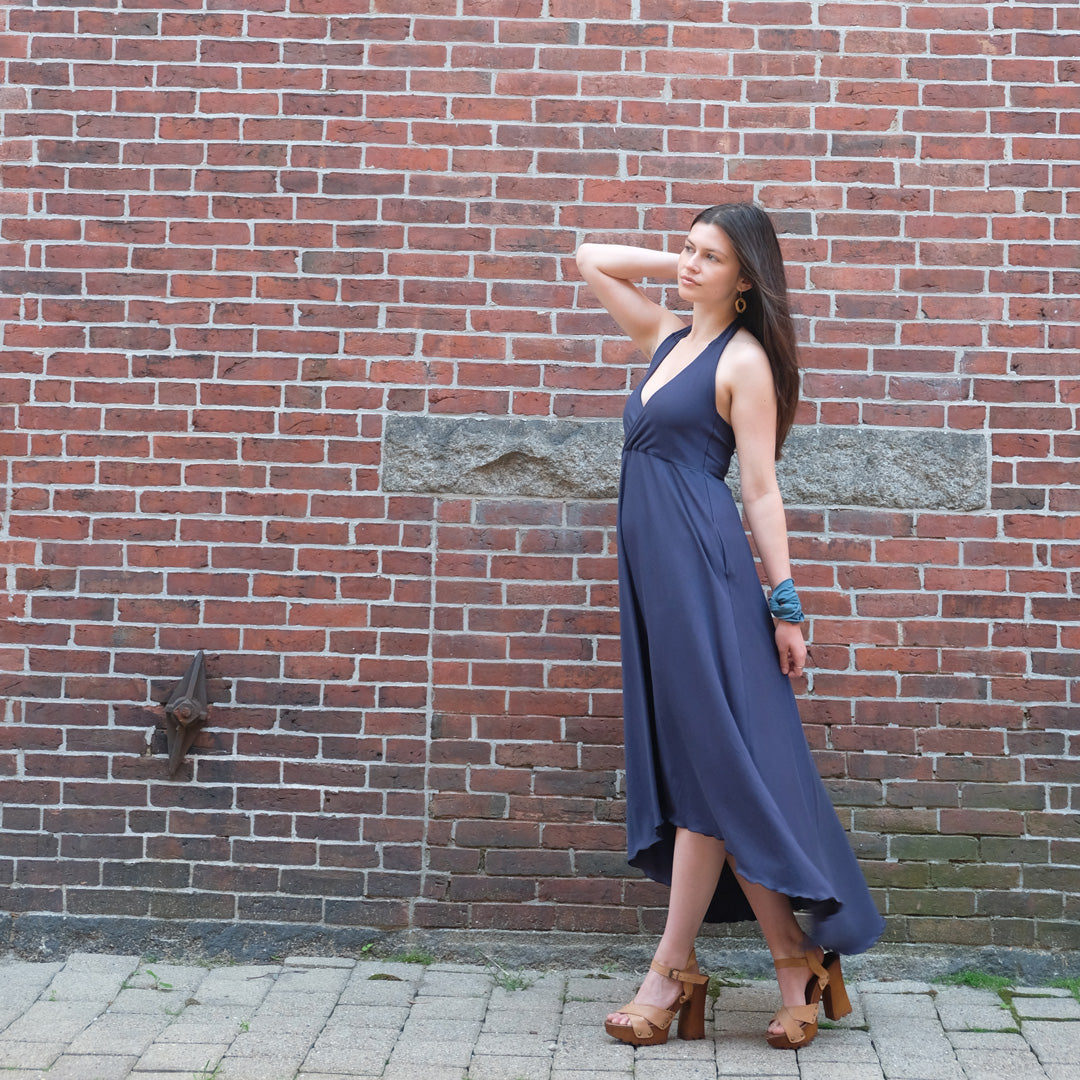 harmony dress in navy