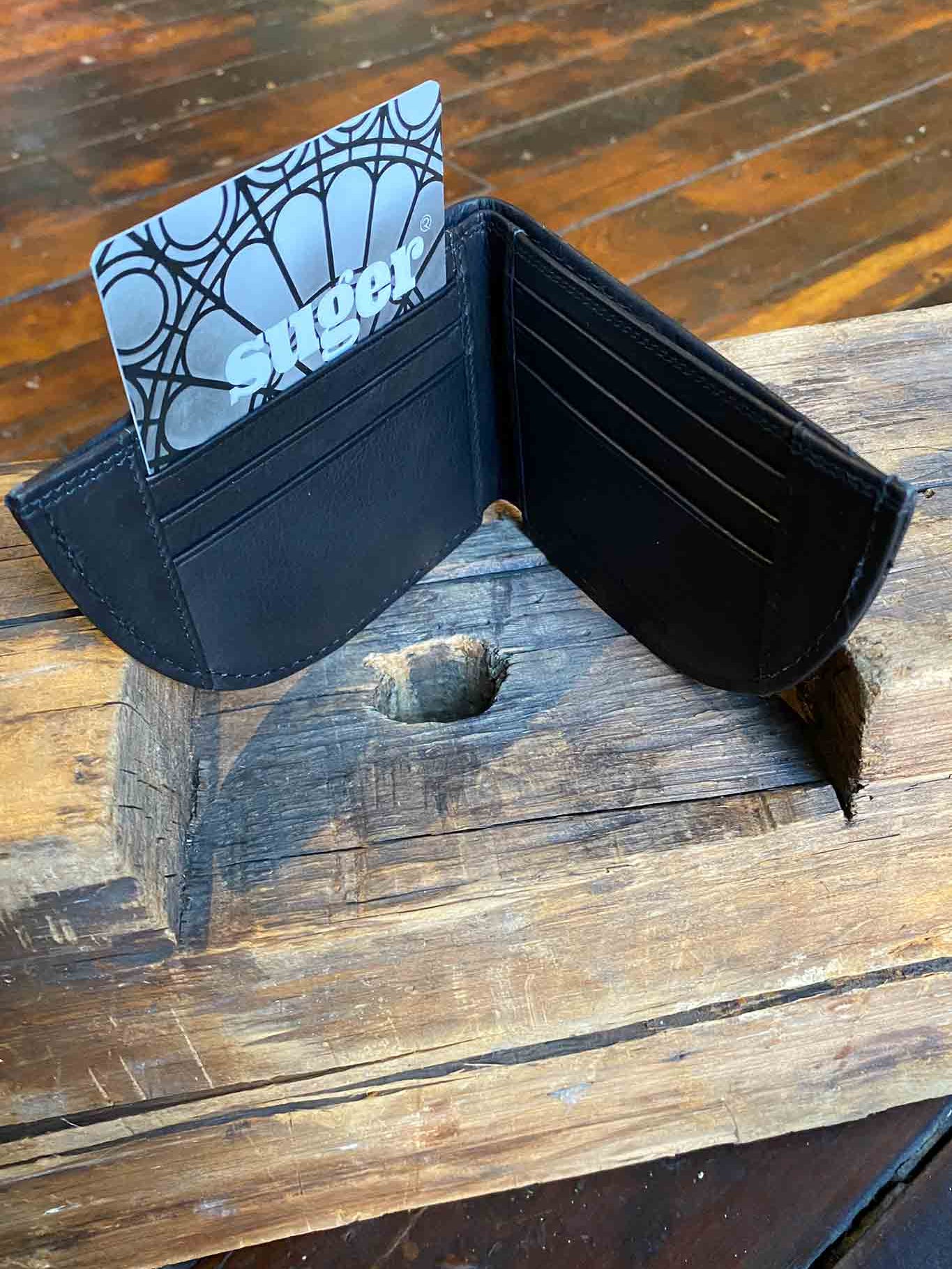 rogue maine wallet in black