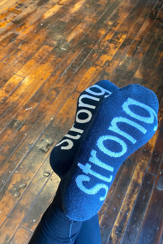 I am strong cozy cotton socks