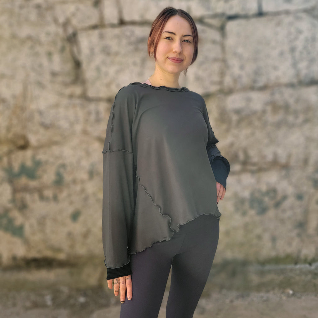 truly bell sleeve top in fir